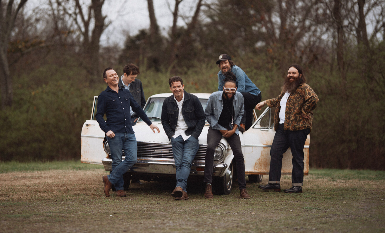 The author, Ketch Secor, at center, with his band the Old Crow Medicine Show