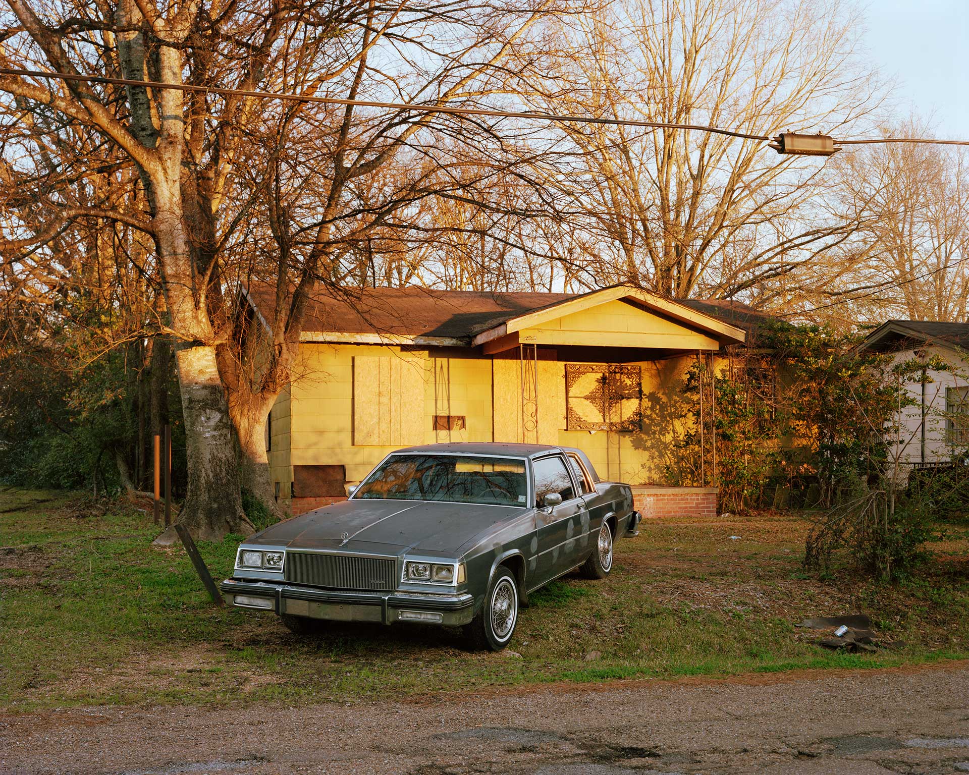 Silver car, Jackson, Mississippi