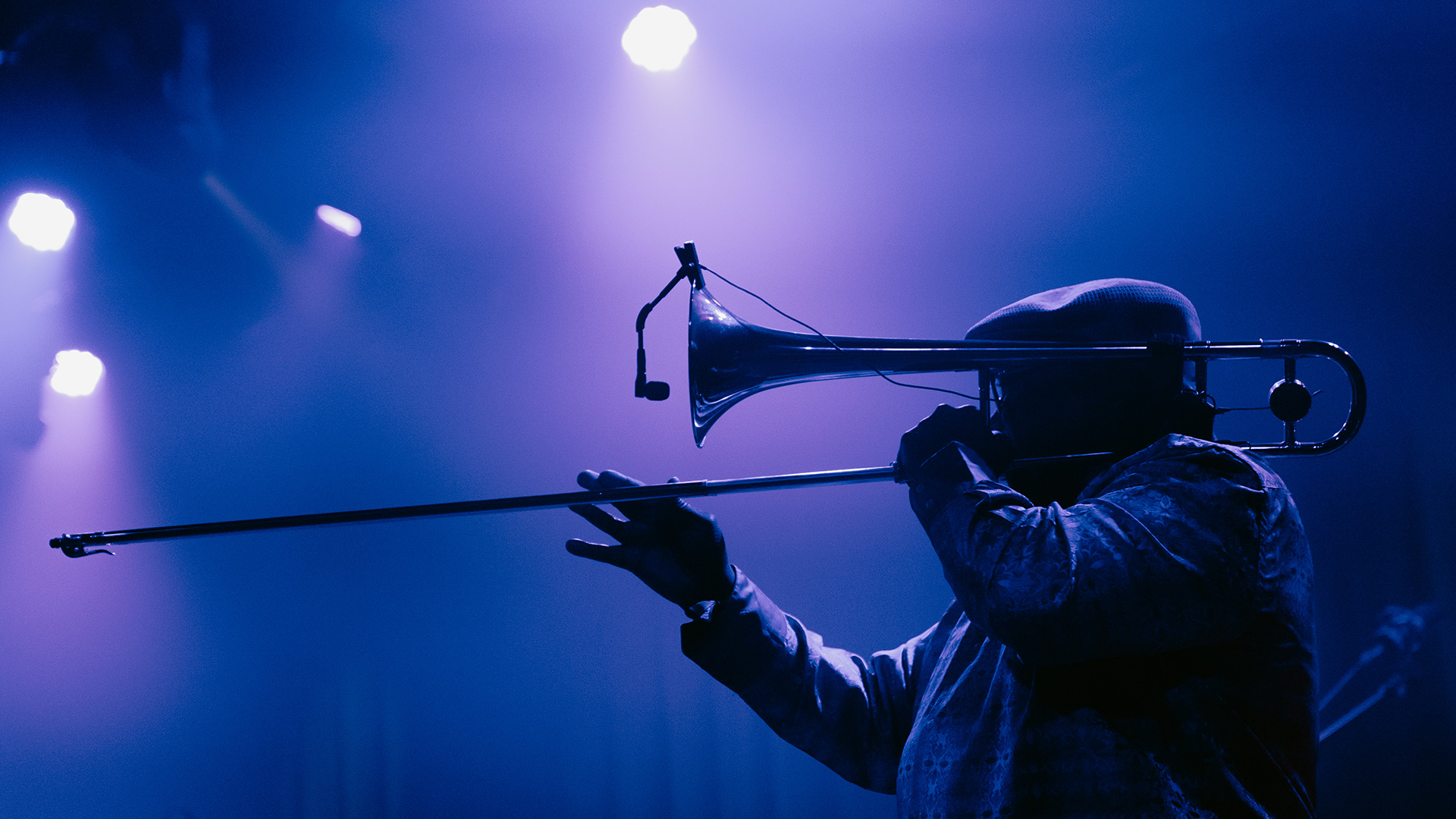 Ronell Johnson of the Preservation Hall Jazz Band. (Photograph by Eli Johnson)