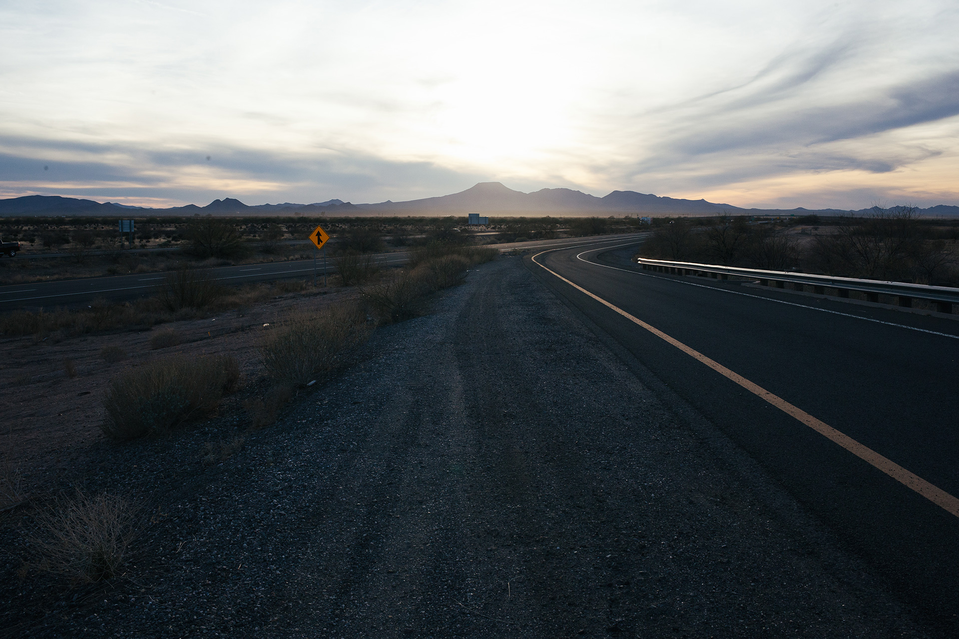 "Driving cross country, my dad accompanied us on the radio." (Photo by Jodi Cash)