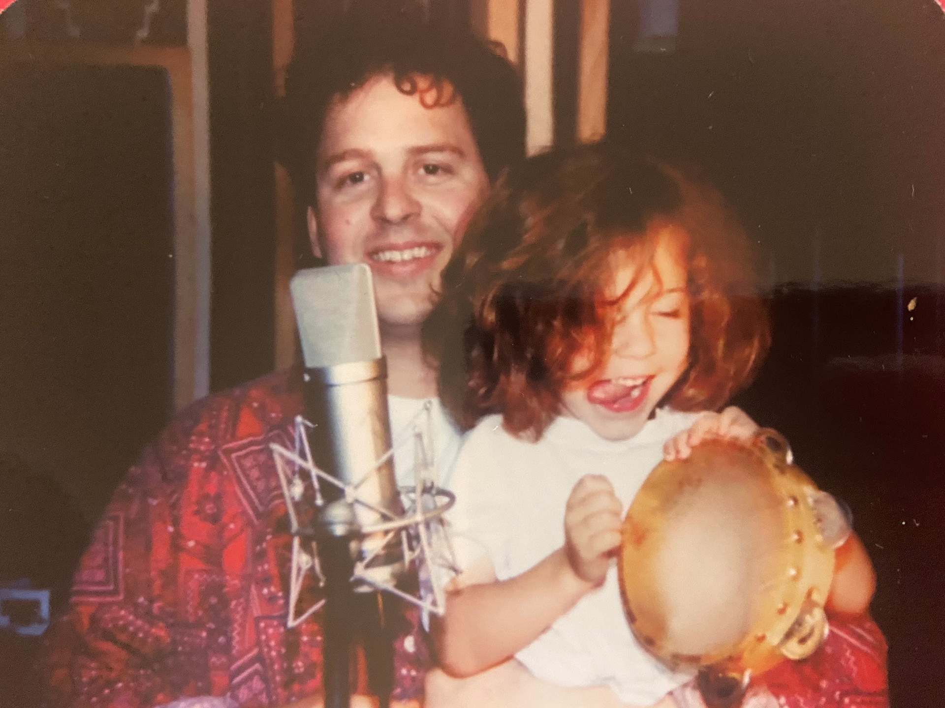 The author and her father. (Photo by Linda Lockman)