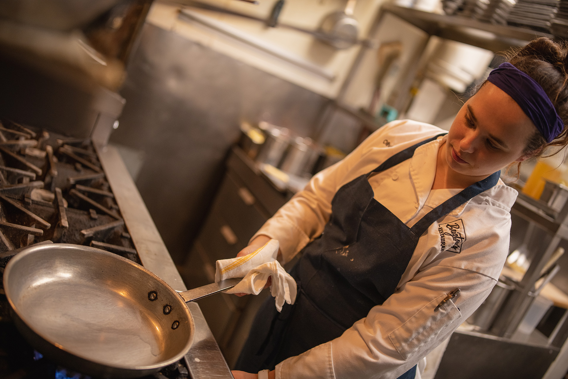 In the kitchen at Brigtsen's