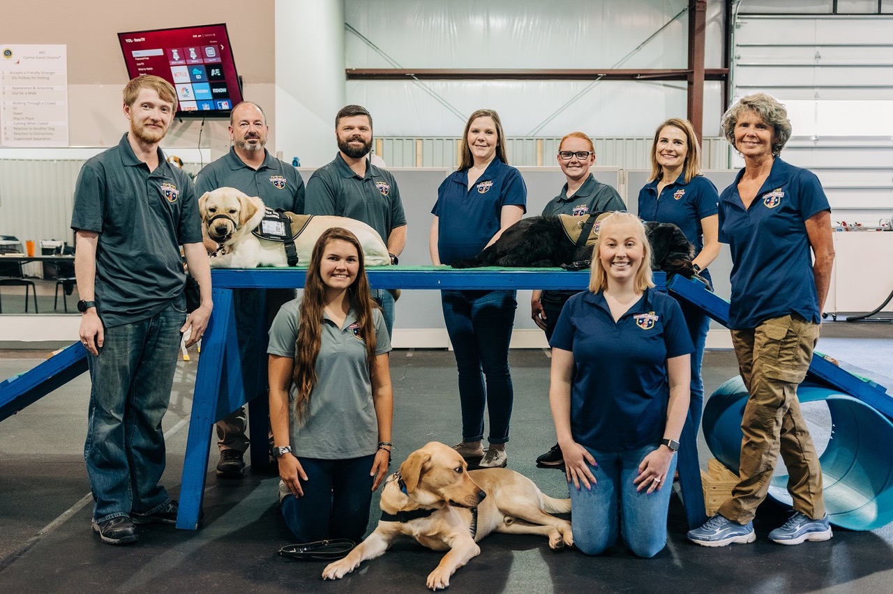 The staff of Canines for Service