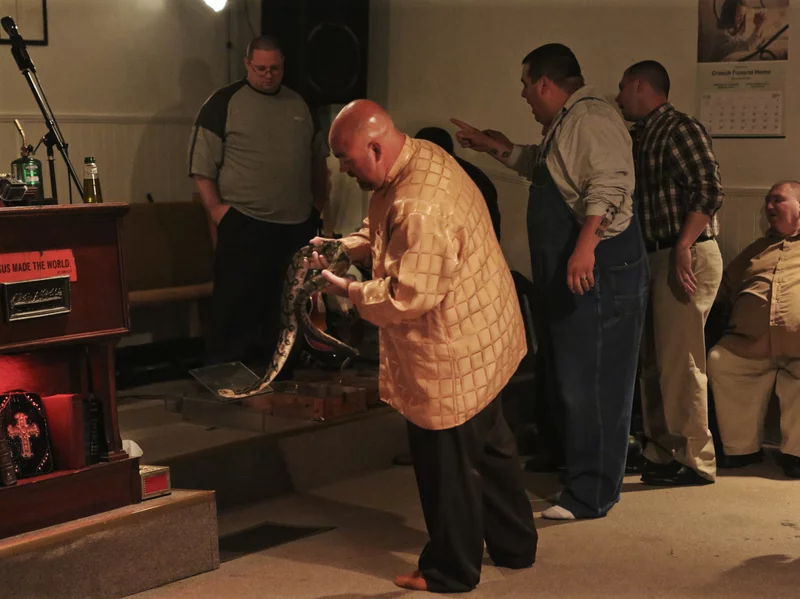 Jamie Coots 2012 credit NGO The late snake-handling pastor Jamie Coots