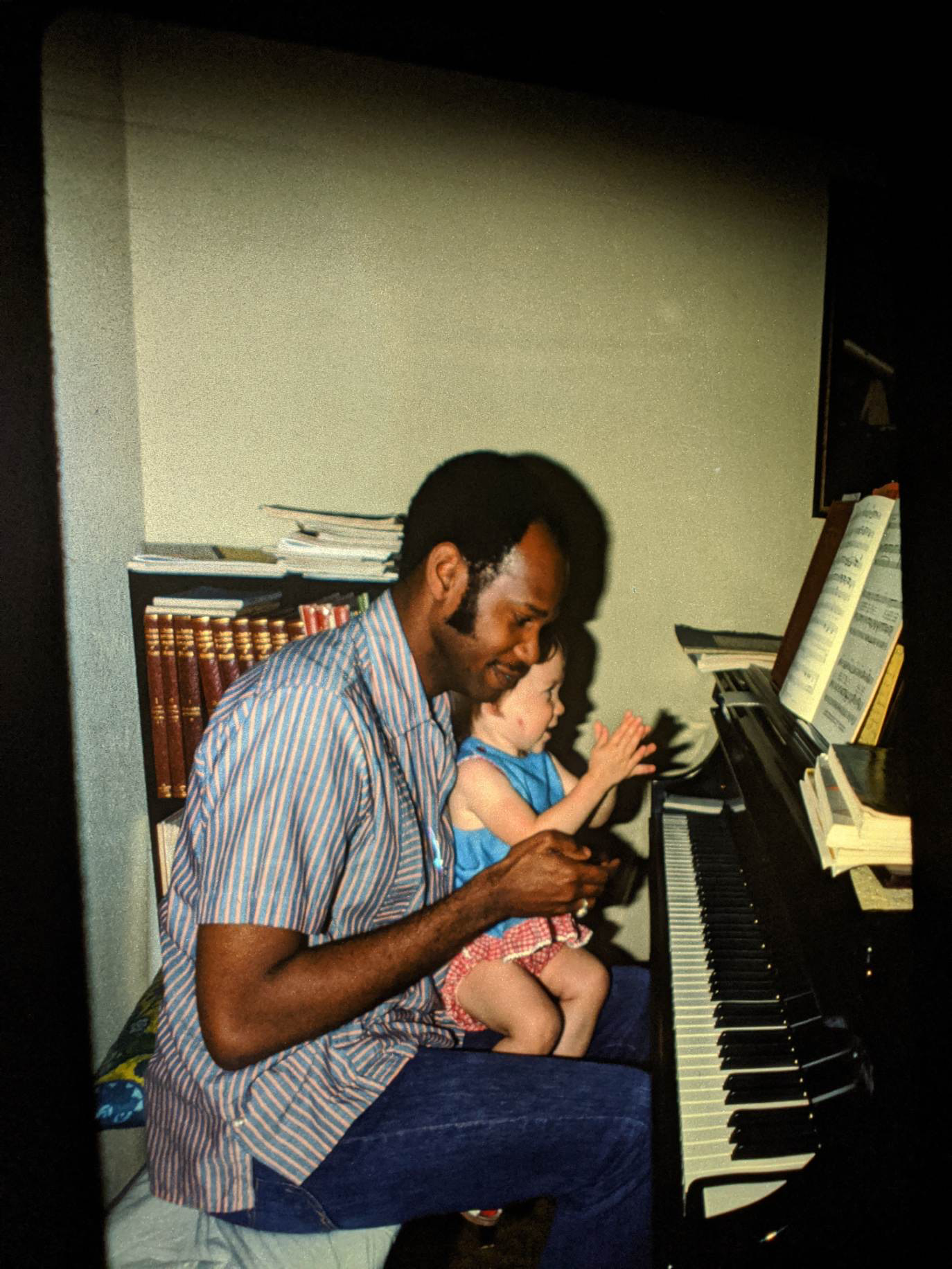 CONDENSED-uncle-don Shara Nova in the lap of her uncle, Donald Ryan, in the mid-1970s (photograph courtesy of Shara Nova)