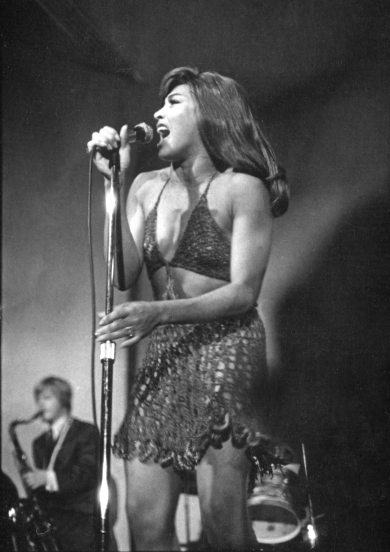 Another never-before-published shot of Tina Turner’s 1969 performance at NYC’s Electric Circus.