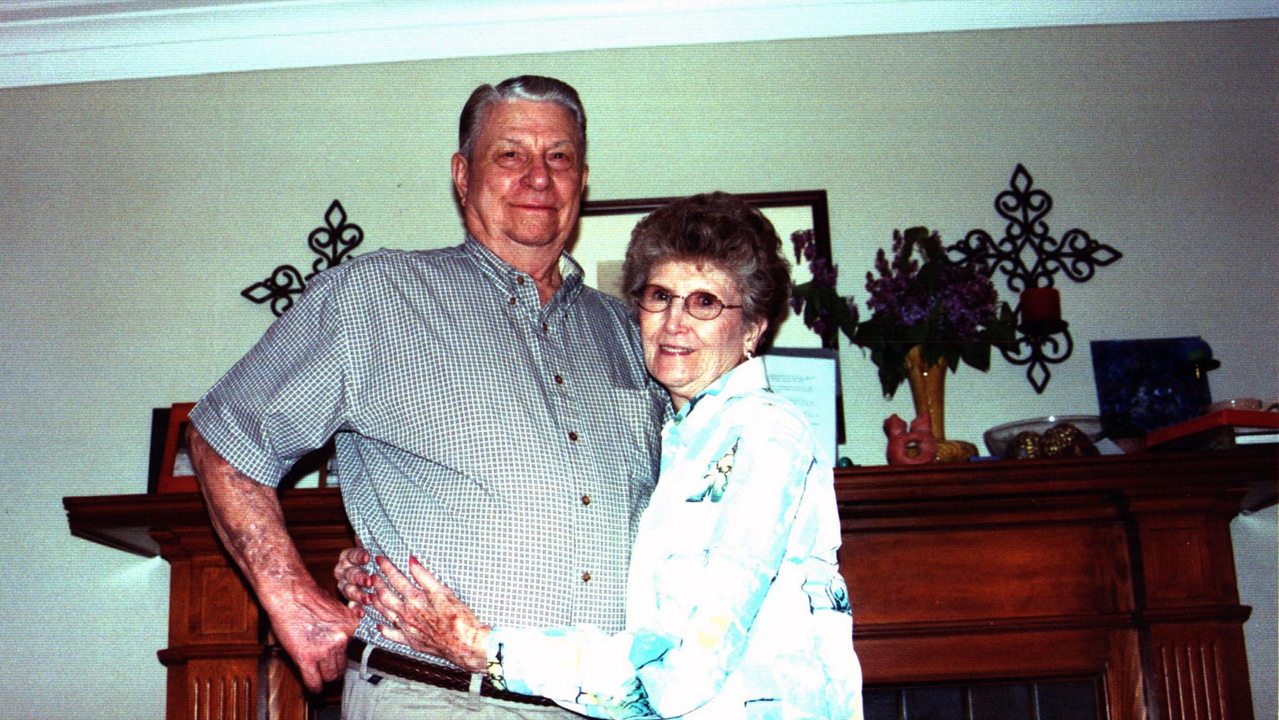 The author's parents in 2000.